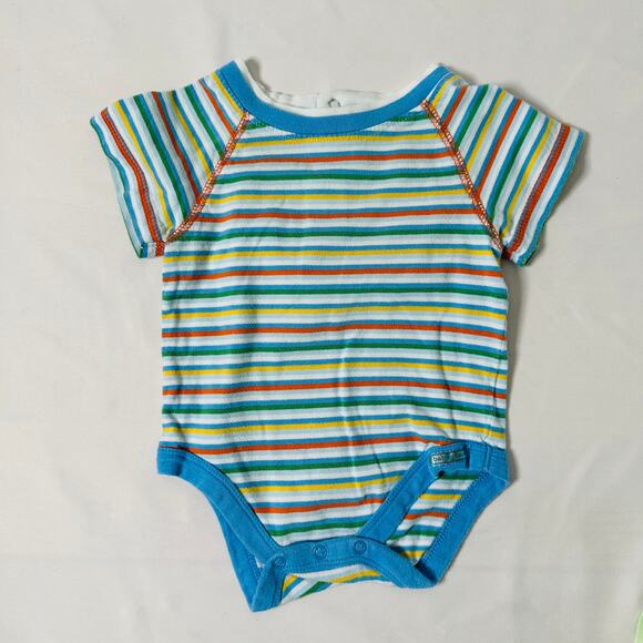 Vintage TCP The Children's Place Bundle of 2 Striped Onesies Size 3-6 mo - Picture 7 of 10